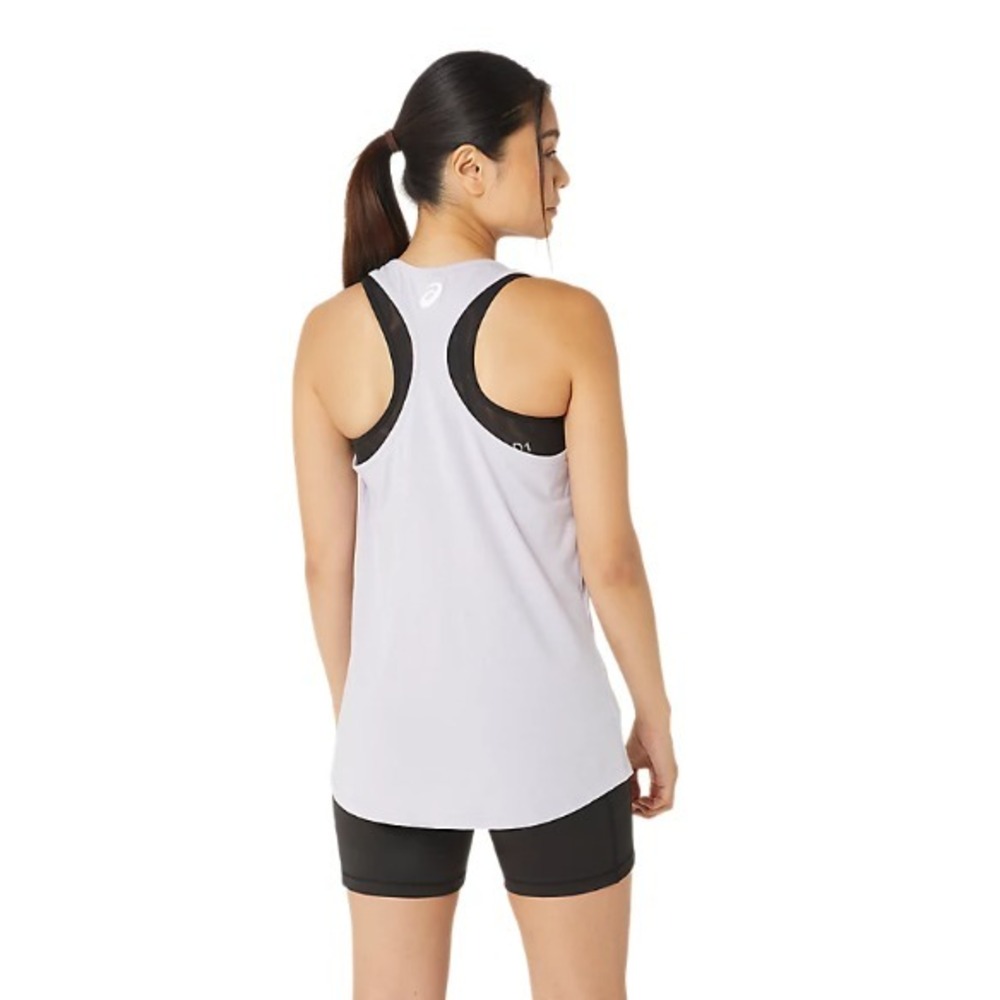 ASICS Women's LARGE The New Strong‎ Palms Racerback Tank in Dusk Violet - Picture 2 of 6